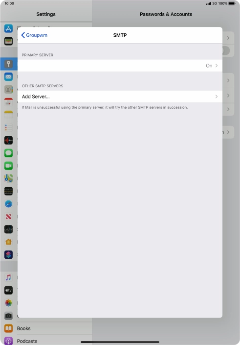 Press the field below 