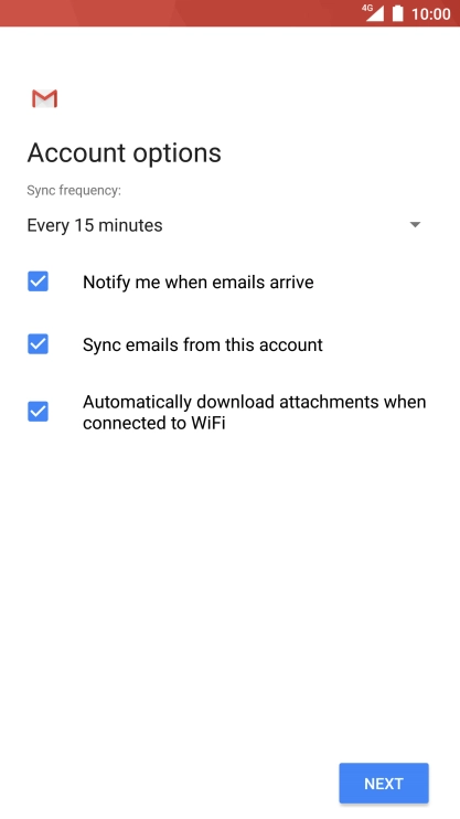 Press the drop down list below 