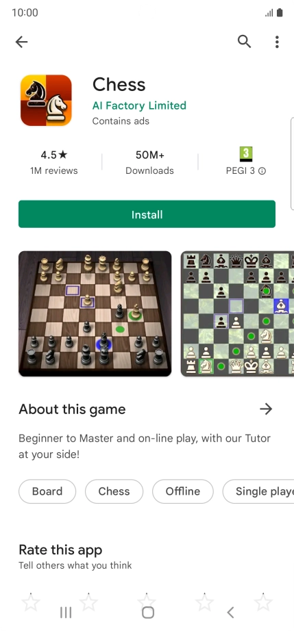 Press the Home key to return to the home screen.