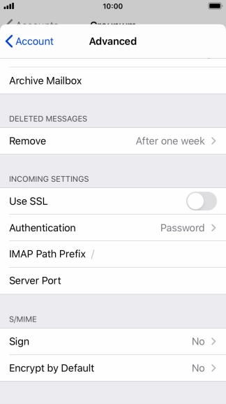 Press Authentication.