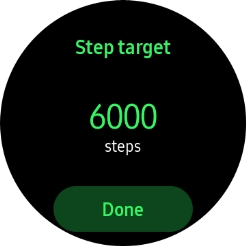 Turn the Rotating bezel right or left to select the required target.
