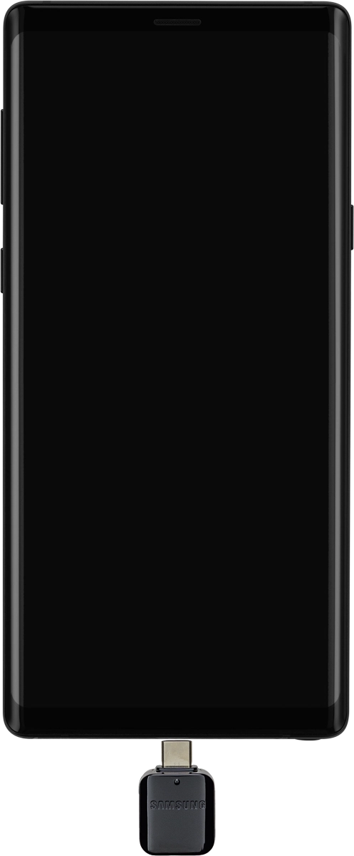 Connect your phone to another phone via data cable and, if required, the adaptor included.