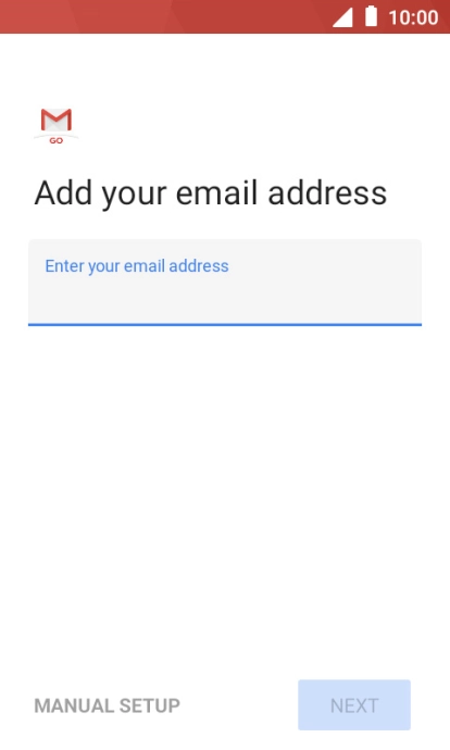 Press the field below 