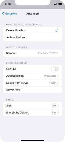 Press Authentication.