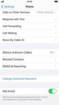 Press Silence Unknown Callers.