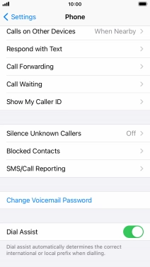 Press Silence Unknown Callers.