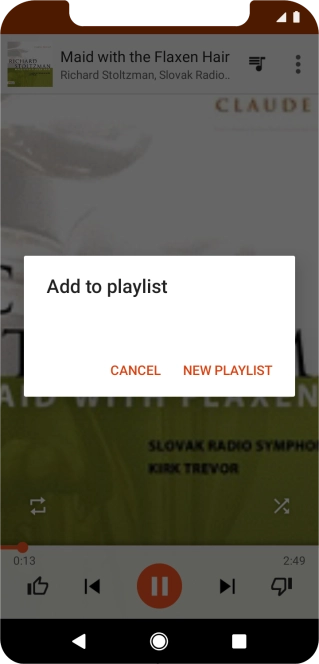 Press NEW PLAYLIST.