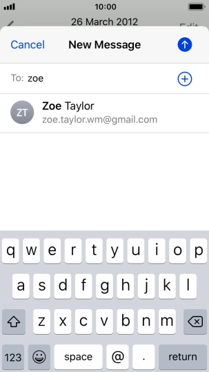 Press the required contact.