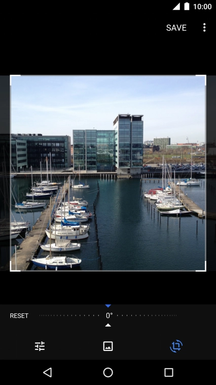 Drag the frame to the required position to select the required detail and press SAVE.