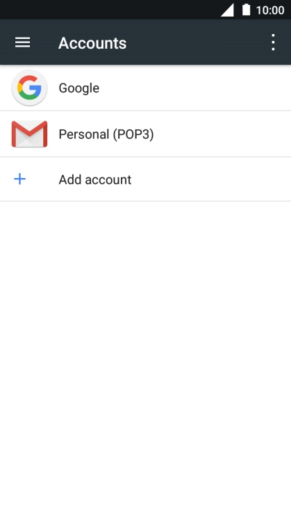 Press the Home key to return to the home screen.
