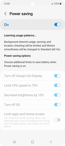 Press the Home key to return to the home screen.