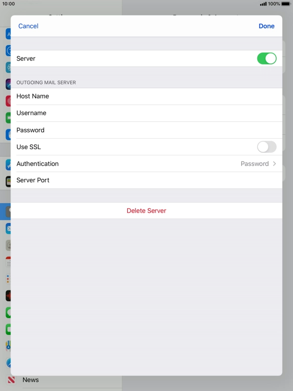 Press Authentication.