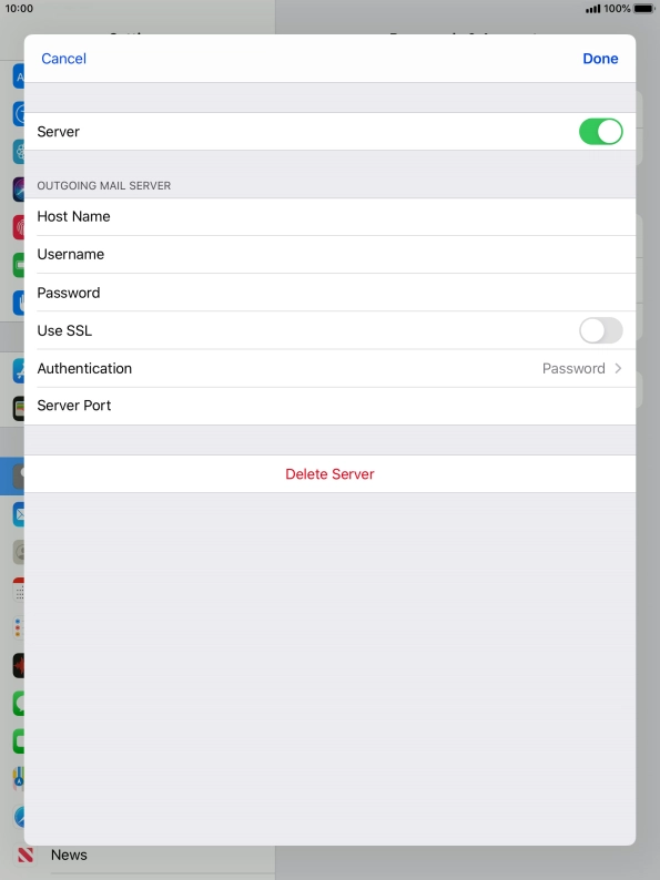 Press Authentication.