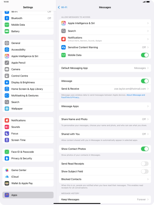 Slide your finger upwards starting from the bottom of the screen to return to the home screen.