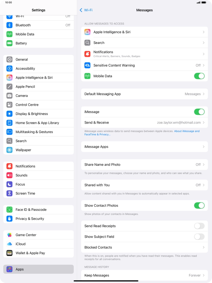Slide your finger upwards starting from the bottom of the screen to return to the home screen.