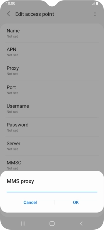 Key in 10.202.002.060 and press OK.