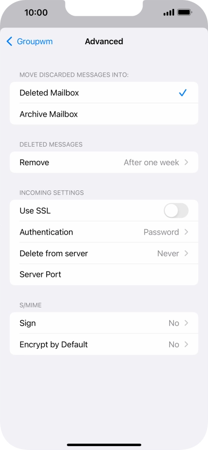Press Authentication.
