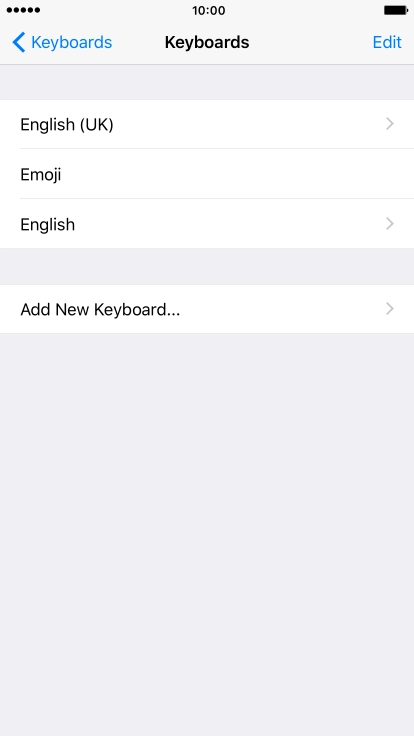 Press the Home key to return to the home screen.