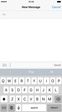 Press the required word to insert it.