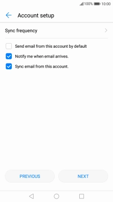 Press Sync frequency.