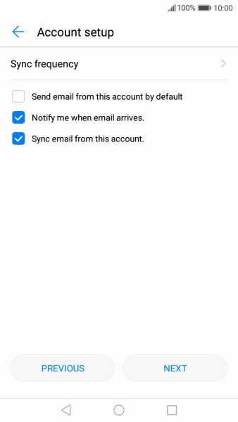 Press Sync frequency.