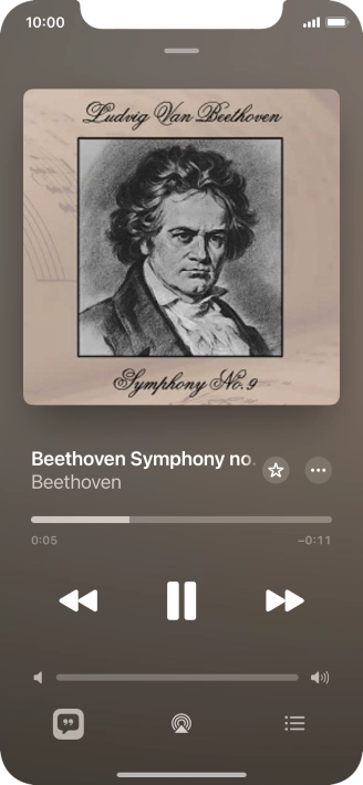 Press arrow right to go to the next audio file.