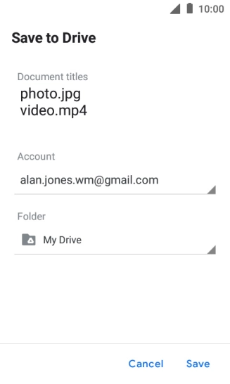 Press the drop down list below 