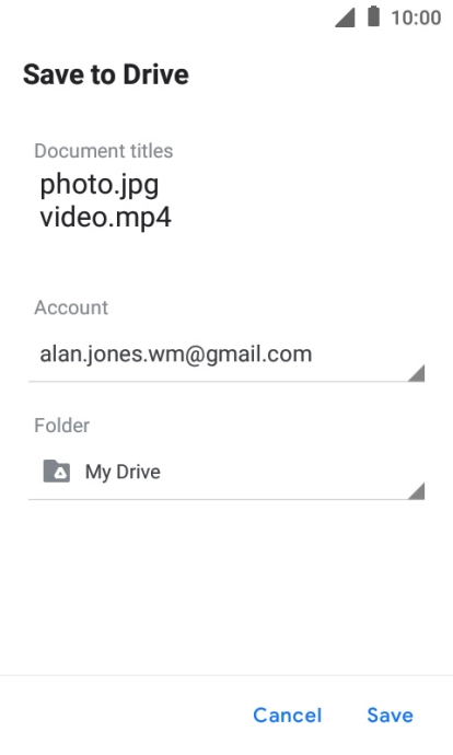 Press the drop down list below 