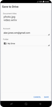 Press the field below 