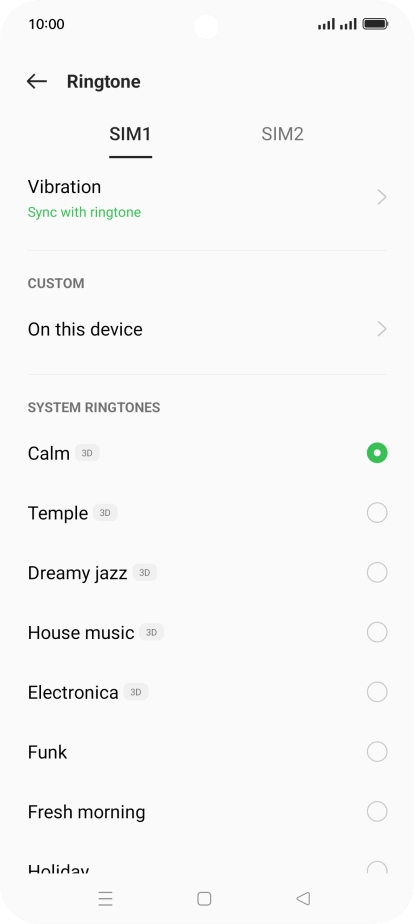 Press On this device.
