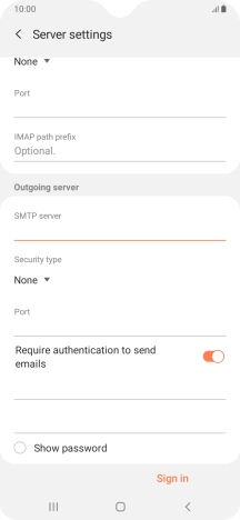 Press the drop down list below 