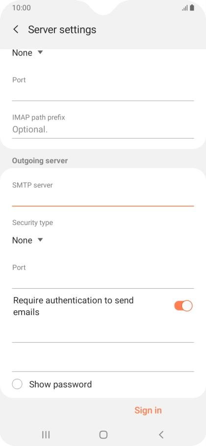 Press the drop down list below 