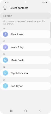 Press the field above 