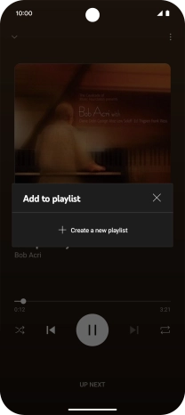 Press Create a new playlist.