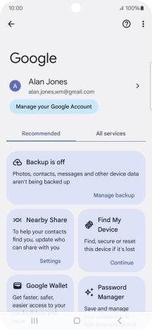 Press Find My Device.