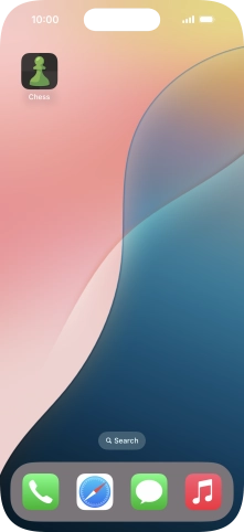 Press and hold the required app.