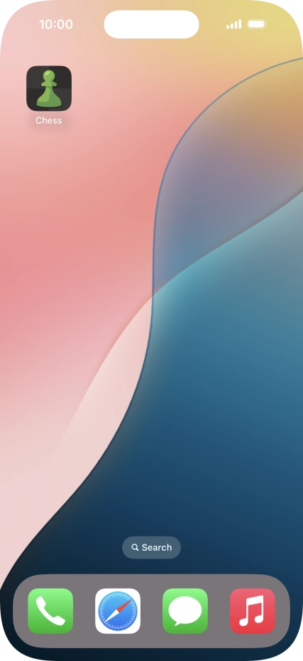 Press and hold the required app.