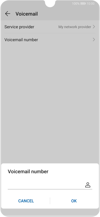 Key in +61414121121 and press OK.