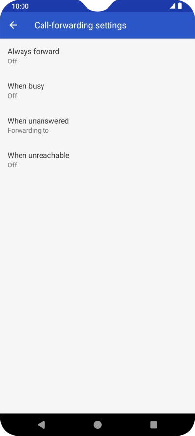 Press the Home key to return to the home screen.