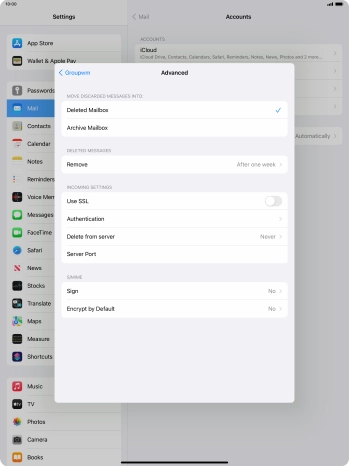 Press Authentication.