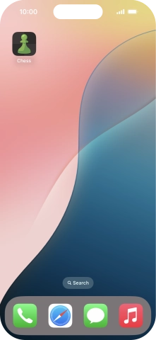 Press and hold the required app.