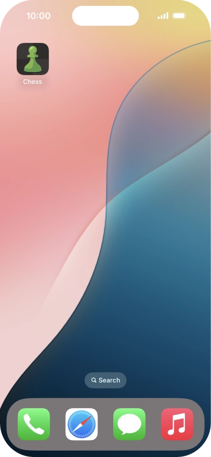 Press and hold the required app.