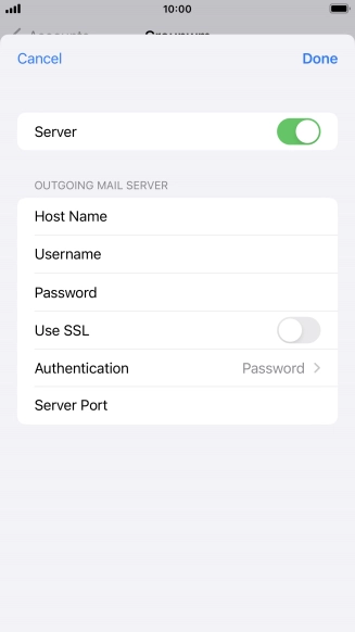 Press Authentication.