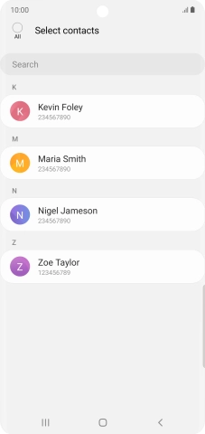 Press the field above 