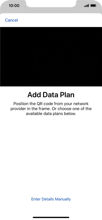 Place the QR code inside the phone camera frame to scan the code.