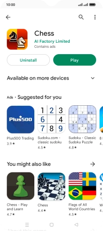 Press the Home key to return to the home screen.