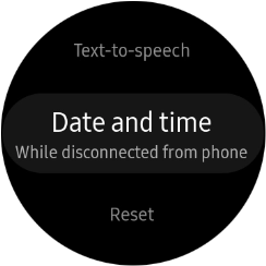 Press Date and time.