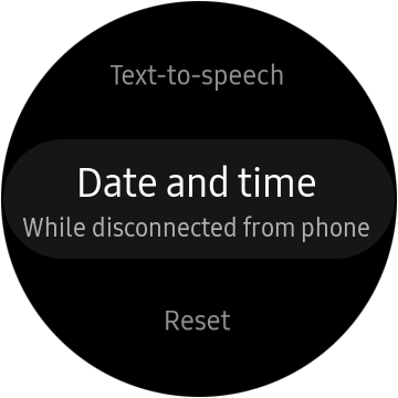 Press Date and time.