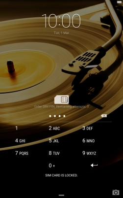 If you're asked to key in your PIN, do so and press the confirm icon.