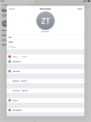 Press Phone and key in the required phone number.
